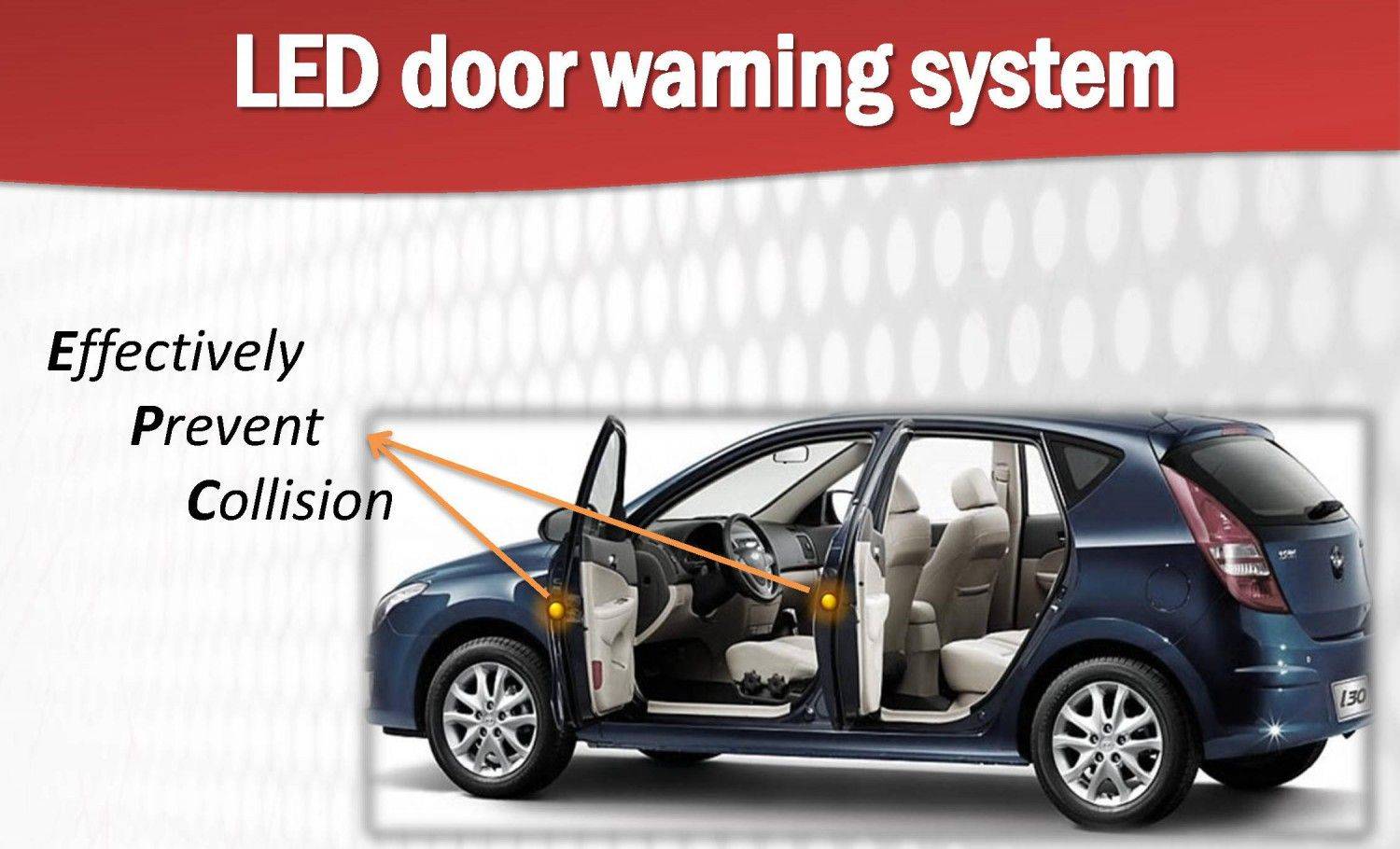 LED Car Door Warning System